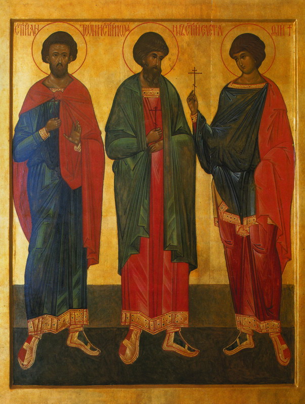 Santo Anthony, John, and Eustathios