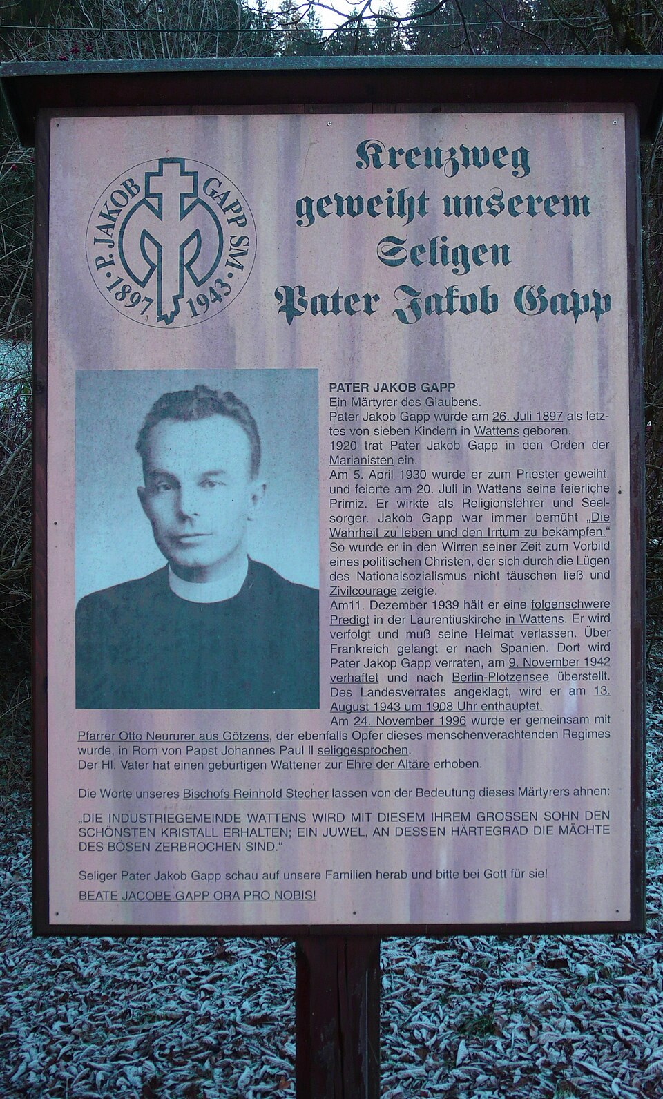 Beato Jakob Gapp